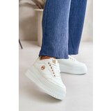 Boto Sneakers Women's Sports Shoes Insulated On Massive Sole White Ardiela | Shoptok.si