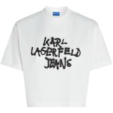 Karl Lagerfeld jeans Majica črna / bela | Shoptok.si