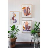 Wallity slika 3Dartsoho99, 3 dijela, 33 x 48 cm | Eponuda.ba