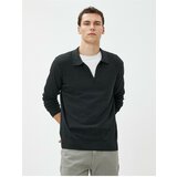Koton Polo Neck Sweater Zippered, Slim Fit Long Sleeve Cene