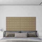 Zidne ploče od umjetne kože 12 kom cappuccina 90x15 cm 1 62 m² | shoptok.hr