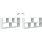 vidaXL Stenska polica bela 100x25x50 cm inženirski les | Shoptok.si