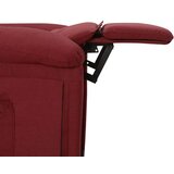  Naslonjač od tkanine crvena boja vina | shoptok.hr