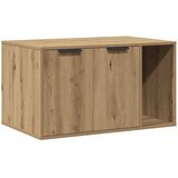  Kutija z mačji pijesak boja hrasta 80x50x45cm konstruirano drvo | shoptok.hr
