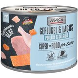 MAC's MAC´s Cat Feinschmecker 6 x 200 g - Perutnina & losos | Shoptok.si