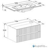  Kupatislki ormarić 120cm Werne Eckle | Eponuda.ba