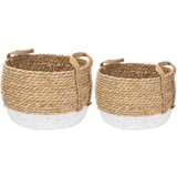 Tutumi Ručno Pletena Prirodna Boho Košara od Trave od Bambusa YT21B-34 | shoptok.hr