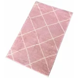 Mila Home Rožnata kopalniška preproga 50x80 cm Diamond –