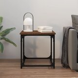  Bočni stolić smeđa boja hrasta 40x40x40 cm konstruirano drvo | shoptok.hr