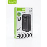 BAVIN Power Bank 40000 mAh 22.5W type USB A + type C crna Cene