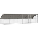  Pasja lopa s shranjevanjem 4 pcs srebrna 8 x 2 x 2 m Jeklo - - Srebrna - 72.7 - 8 x 2 x 2 m - 2025-vidaXL-TOPSELLER | Shoptok.si