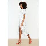Trendyol White Balloon Sleeve Shirt Dress | Shoptok.si
