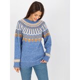 RUE PARIS Sweater-LC-SW-0342.06X-Blue | shoptok.hr
