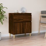  Komoda boja smeđeg hrasta 60 x 35 x 70 cm konstruirano drvo Cijene