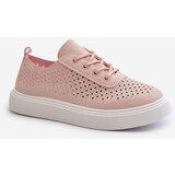 Boto Lace-Up Platform Sneakers Pink Tanvi | shoptok.hr