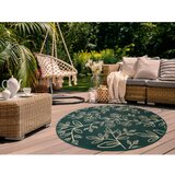  Spoljašnji tepih JUNGLE 135 cm, zelene boje/uzorak lišća | Eponuda.com