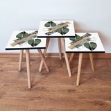Hanah home set klub stočića 3Shp169, 3 komada, Svetloroze | ePonuda.com