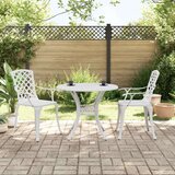 vidaXL 3-dijelni bistro set bijeli od lijevanog aluminija | shoptok.hr