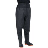 vidaXL Ribiške hlače s škornji črni velikost 45 | Shoptok.si