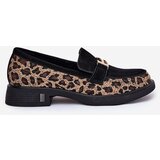 VINCEZA Suede Ladies Moccasins Panther Black 66791 | ePonuda.com