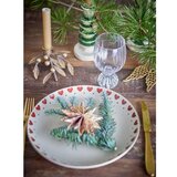 Bloomingville Bijeli tanjur s božićnim motivom od kamenine ø 26,5 cm Jolly – | shoptok.hr