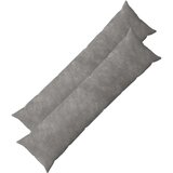  Presvlaka za jastuk 2 kom. HEERLEN Svjetlosiva 40 x 145 cm - Osnovni Svjetlosiva 2 | shoptok.hr