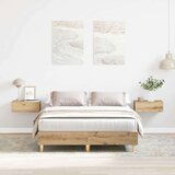  Okvir kreveta bez madraca boja hrasta artisan 120x190 cm | shoptok.hr