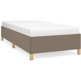  Okvir za krevet bez madraca smeđesivi 90x200cm od tkanine | shoptok.hr