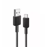Kabl 322 USB-A to USB-C 0.9m, Crni
