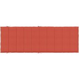  Jastuk za ležaljku prošarani crvena 186x58x4 cm od tkanine | Eponuda.com