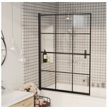  Tuš kabina ESG 100x140 cm črna | Shoptok.si