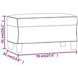 vidaXL Klop taupe 70x35x41 cm tkanina iz mikrovlaken | Shoptok.si