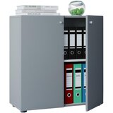 MID.YOU pisarniška omara vandol mini, siva | Shoptok.si