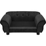 SOFA za pse crna 72 x 45 x 30 cm plišana | shoptok.hr