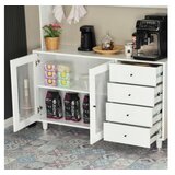 Hanah home Grano 140 White Višenamenski kabinet | ePonuda.com