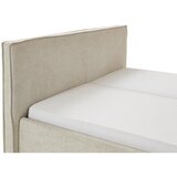 Meise Möbel Kremno bela oblazinjena zakonska postelja s prostorom za shranjevanje z letvenim dnom 180x200 cm Riva – | Shoptok.si