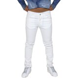Costume National Hlače s 5 žepi NMS40005JE Bela | Shoptok.si