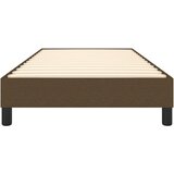  Okvir za krevet s oprugom tamnosmeđi 100x200 cm od tkanine | shoptok.hr