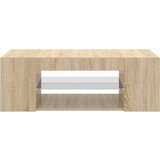 TV ormarić s LED svjetlima boja hrasta sonome 90 x 39 x 30 cm | shoptok.hr
