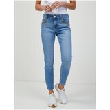 Orsay Light Blue Shortened Skinny Fit Jeans - Women | Shoptok.si
