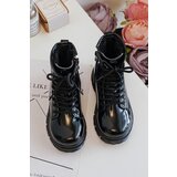 Boto Children's Boots Laquered With Zipper Black Tibbie | ePonuda.com