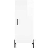 vidaXL Komoda sjajna bijela 34 5 x 34 x 90 cm od konstruiranog drva | shoptok.hr