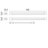  LED světlo za montažu ispod kuhinjske jedinice za uzgoj biljaka GROWLY 2xLED/8,5W/230V belo | Eponuda.com