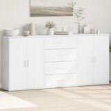  Komoda 3 kom bijela 60x31x84 cm od konstruiranog drva | shoptok.hr