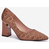 VINCEZA Women's Heels With Decorative Embossing | ePonuda.com