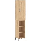  Visoka komoda hrasta sonome 34 5x34x180cm od konstruiranog drva | shoptok.hr