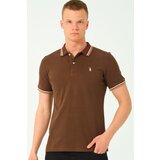Dewberry T8594 MEN'S T-SHIRT-COFFEE-2 | Shoptok.si