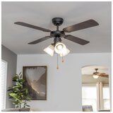  ZEVENTI - Plafonski ventilator ZURRIOLA 3xE27/60W/230V braon | Eponuda.com