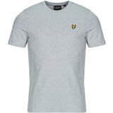 Lyle & Scott Majice s kratkimi rokavi Plain T-shirt Siva Cene