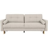 MID.YOU ZOFA S POSTELJNO FUNKCIJO, svetlo siva tekstil | Shoptok.si
